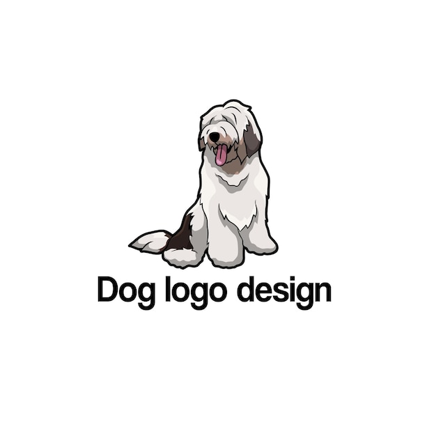 Dog vector logo design