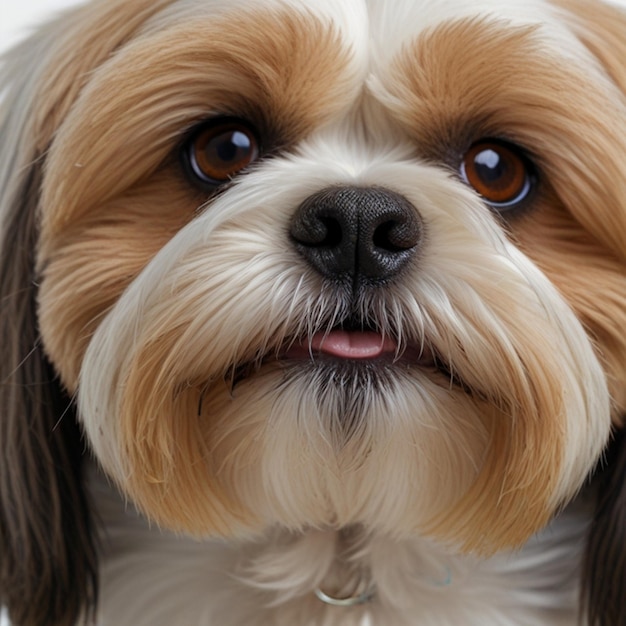 a dog with a collar that says  the word dog  on it