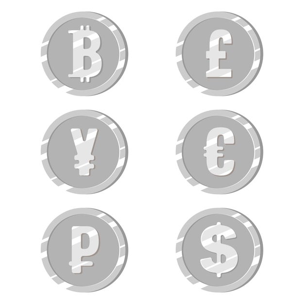 dollar currency symbols. vector illustration