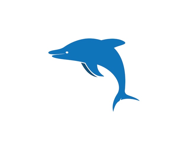 Dolphin logo icon vector