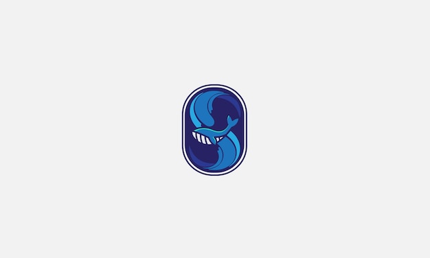 Dolphin logo Vector template