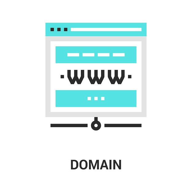 Domain icon concept