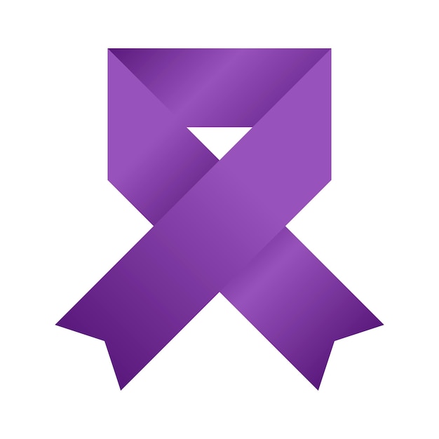 Vector domestic violence awareness month awareness purple ribbon day of unity stop women abuse art