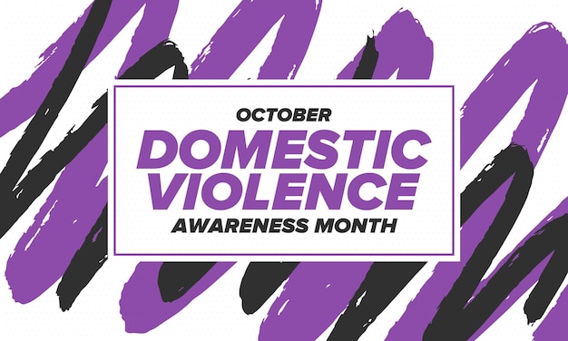 Domestic Violence Awareness Month Awareness purple ribbon Day of Unity Stop women abuse Art