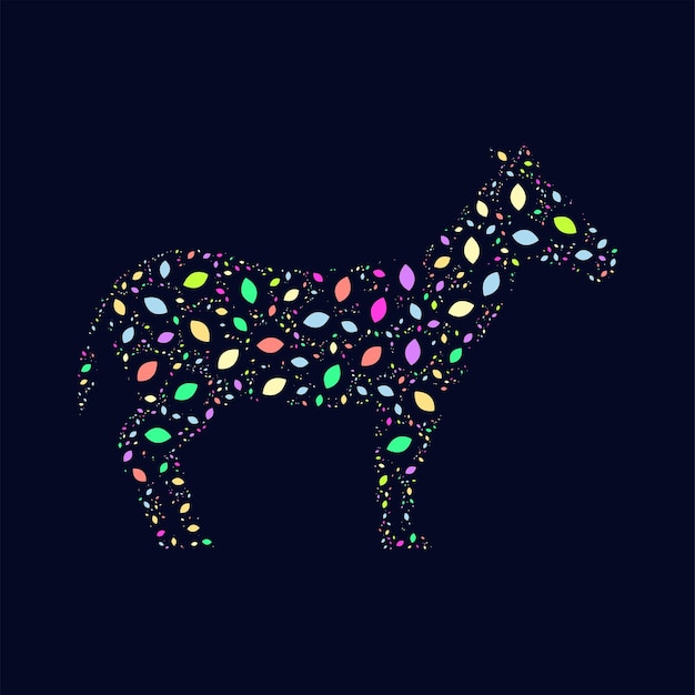 Donkey illustration design art