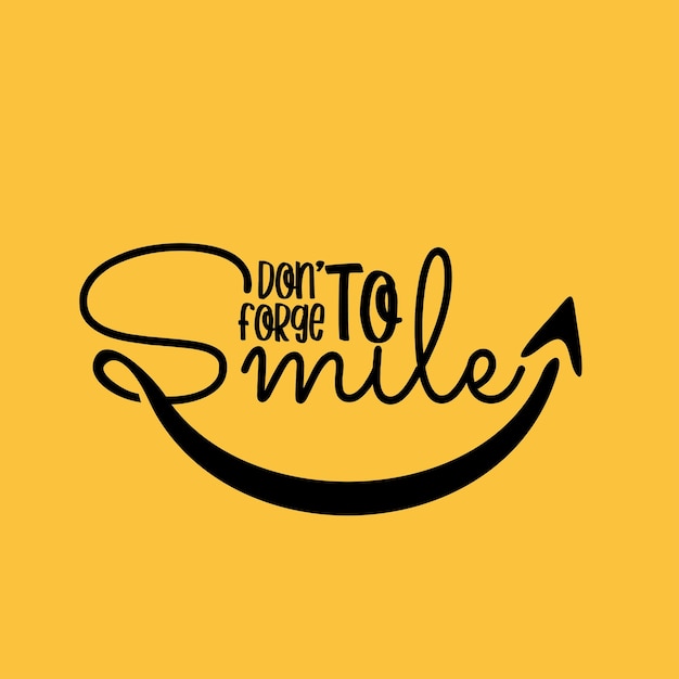 Dont forget to smile International day of happiness smile day banner