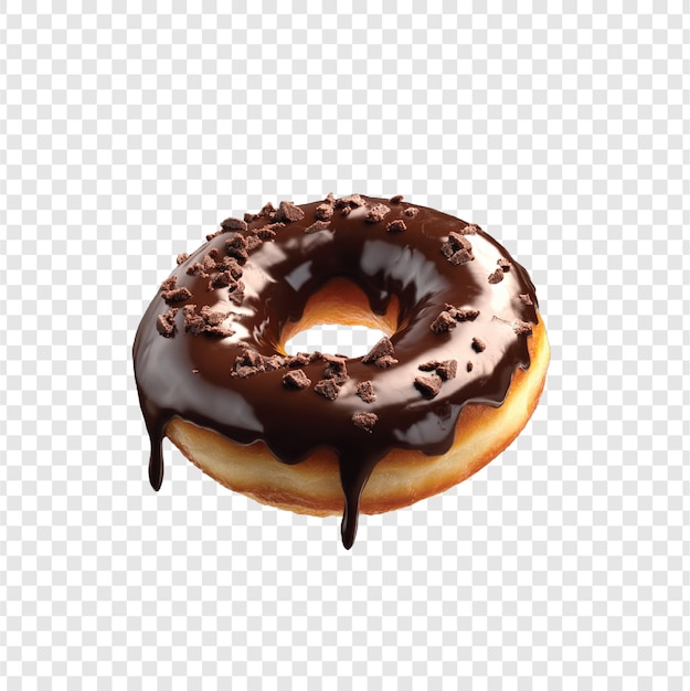 Vector donut isolates on transparent background