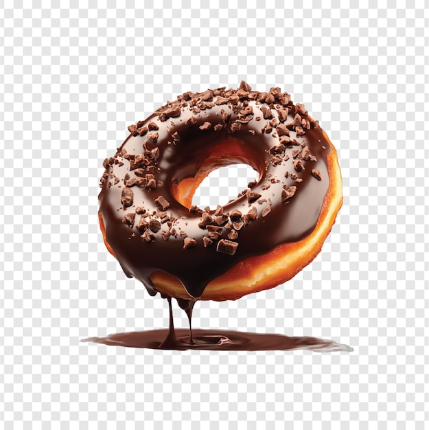 Vector donut isolates on transparent background