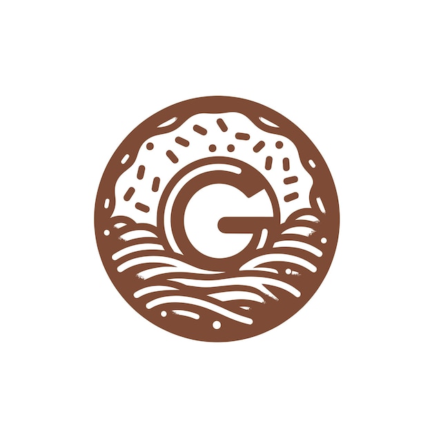 Donut logo vector