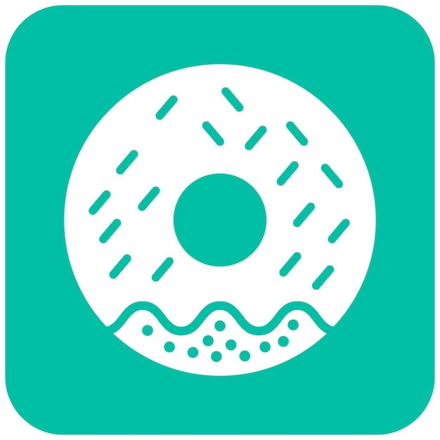 Vector donut vector icon design illustration