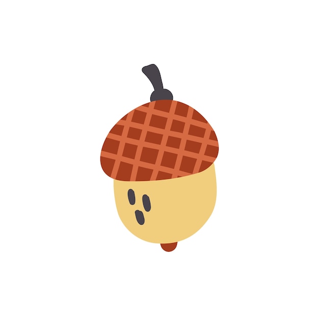 Doodle acorn