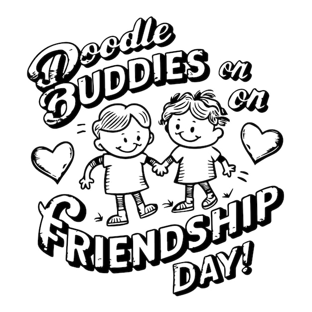 Doodle buddies on Friendship Day