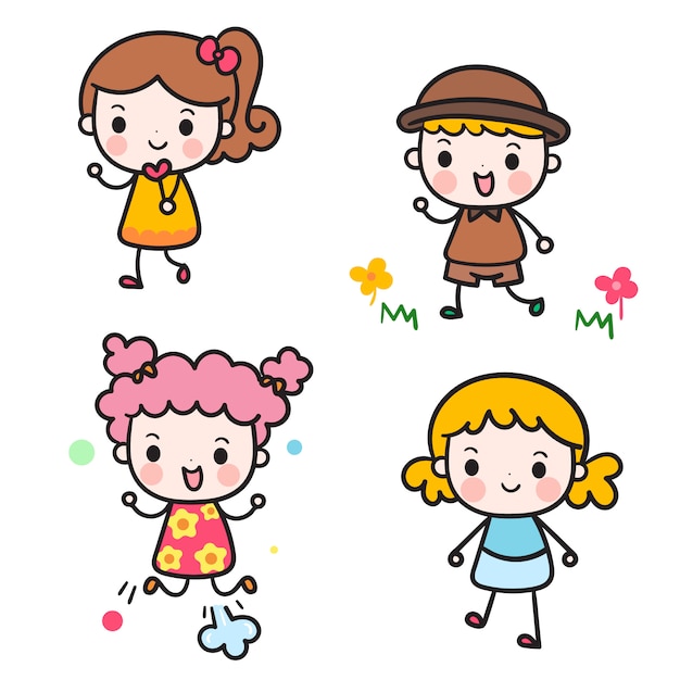 Doodle children collection