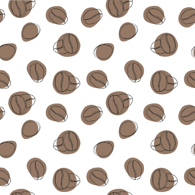 Doodle hand drawn vector seamless pattern