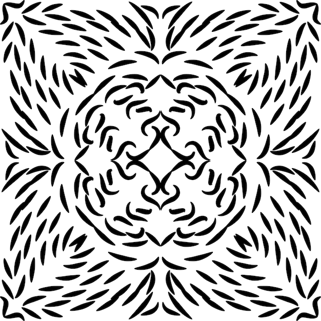 Doodle ornament Decorative vector design