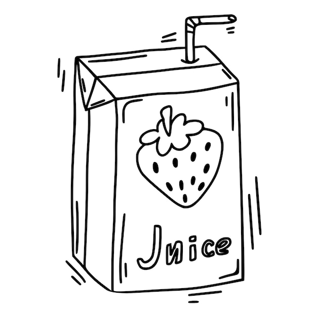 Doodle pack of juice