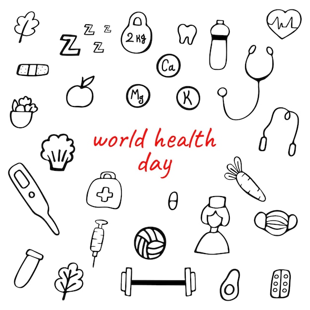 doodles for world health day