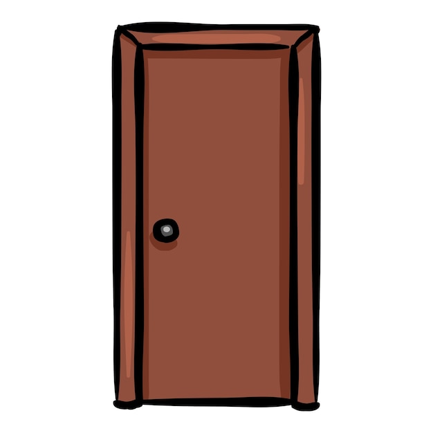 Door Hand Drawn Doodle Icon