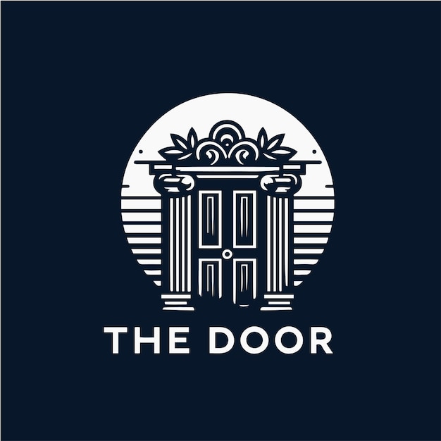 Vector door logo vector