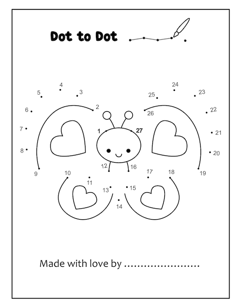 Dot to dot game coloring pages for toddlers