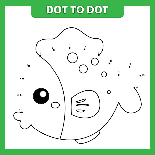 Dot To Dot Ocean Animals