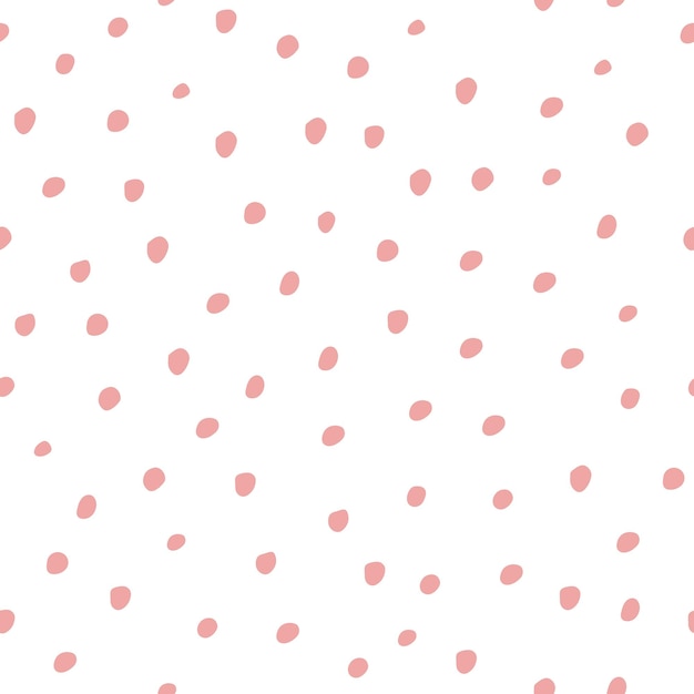 Dots polka dot vector seamless pattern background