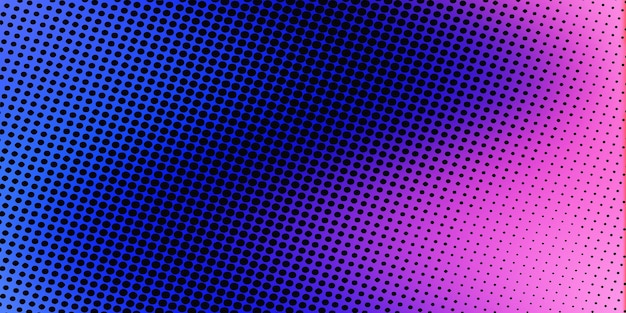 Dotted gradient fading dot effect colored background vector design banner