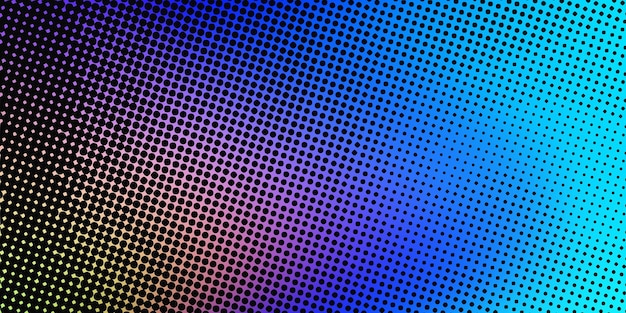 Dotted gradient fading dot effect colored background vector design banner