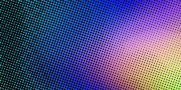 Dotted gradient fading dot effect colored background vector design banner