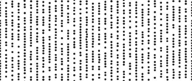 Dotted lines seamless pattern Stippled lines background Vertical polka dot stripe repeating