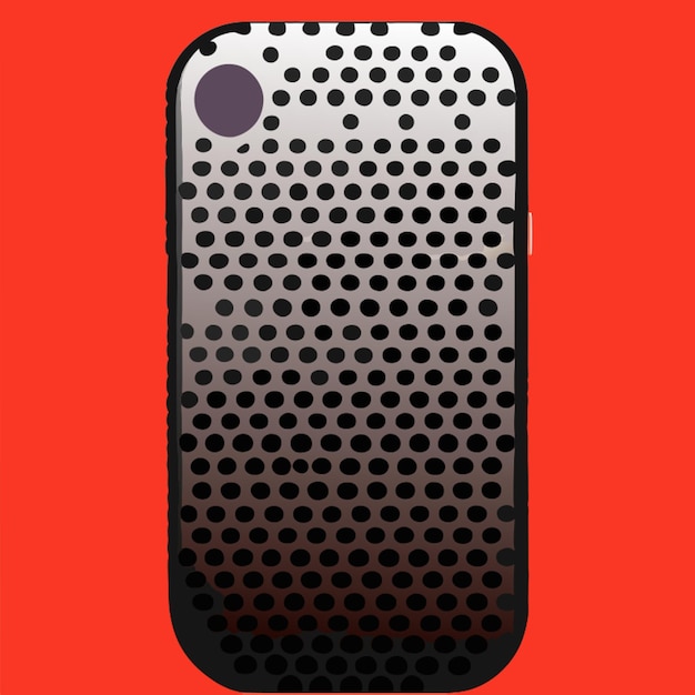 Vector dotted phone case logo vector illustration