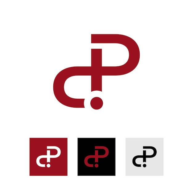 Double Letter P infinity