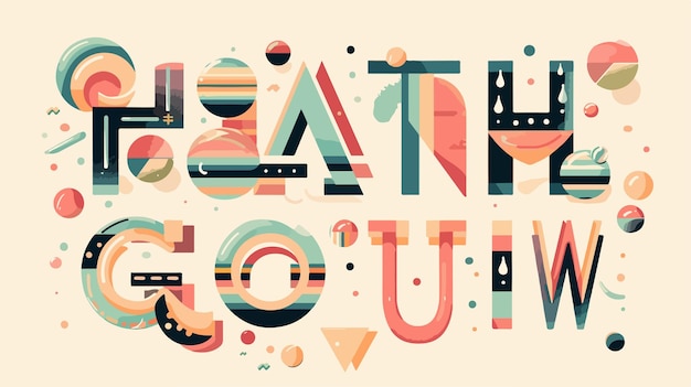 Vector double line retro style geometric font light version