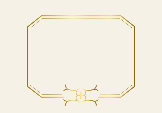 Double rectangle frame template, double line frame, draft element, Geometric, Vector illustration.