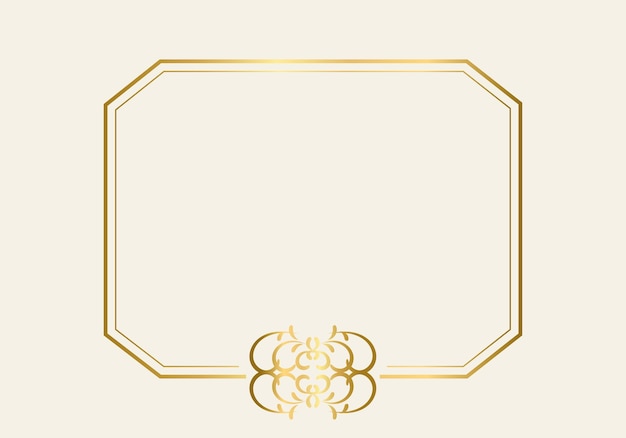 Double rectangle frame template, double line frame, draft element, Geometric, Vector illustration.