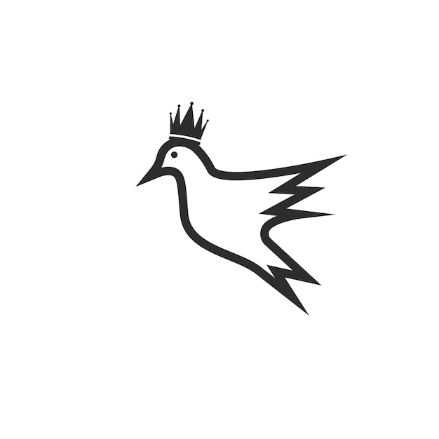 Dove bird icon vector ilustration design template