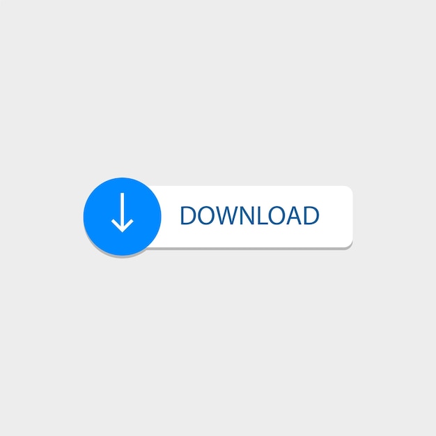 Download button Arrow down File download icon Vector graphics