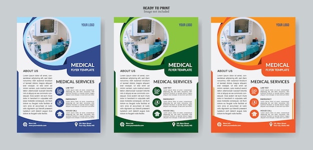 Download Creative Medical Flyer Poster Design Vector File