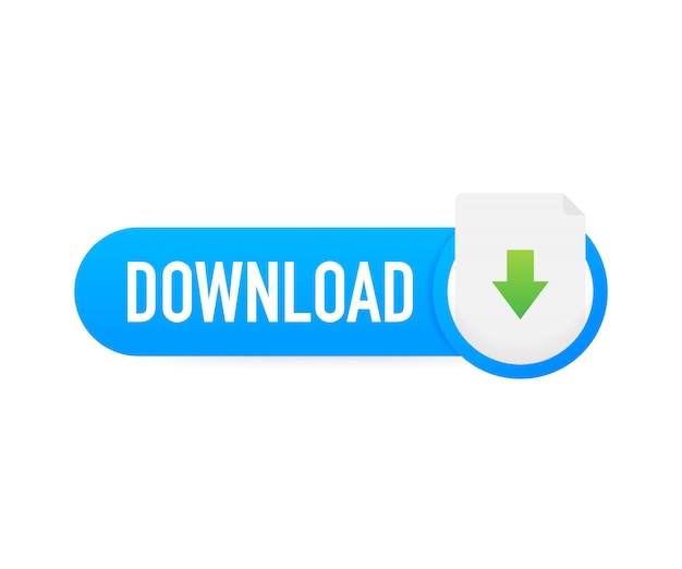 Download file icon. Document downloading concept.