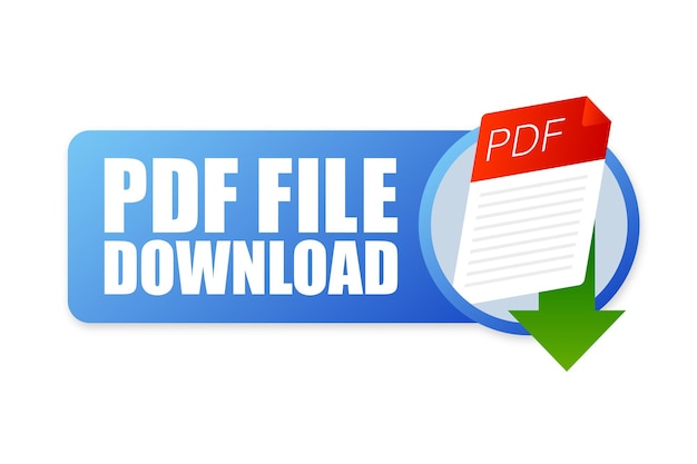 Download PDF file icon Spreadsheet document type Vector PDF icon