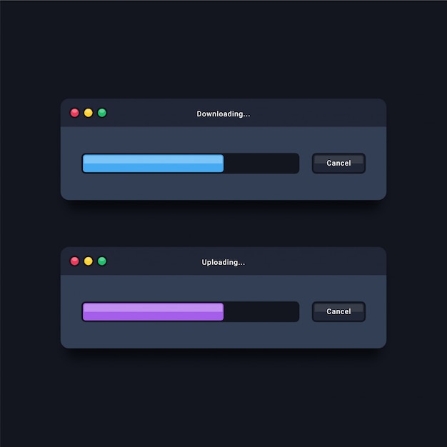 Downloading and uploading window templates