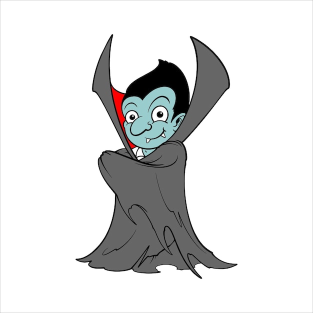 dracula character cartoon style