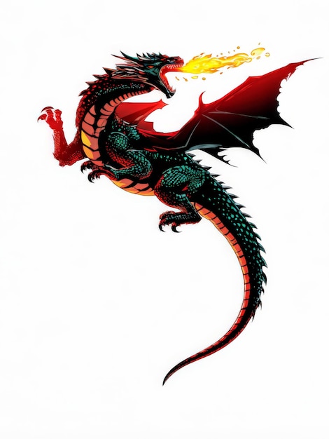 dragon fire fire fantasy animal dragon dragon dragon