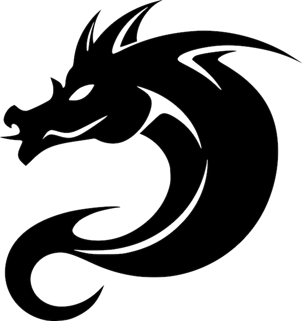 Dragon High Quality Vector Logo Vector illustration ideal for Tshirt graphic