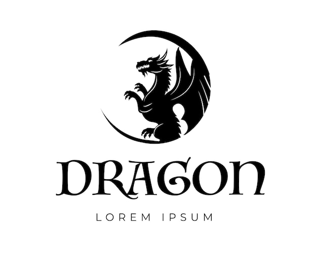 Dragon logo creative design