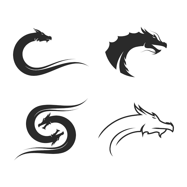 Dragon logo template