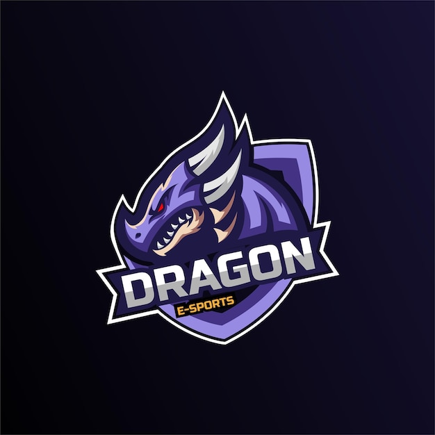 Dragon Mascot Logo Design