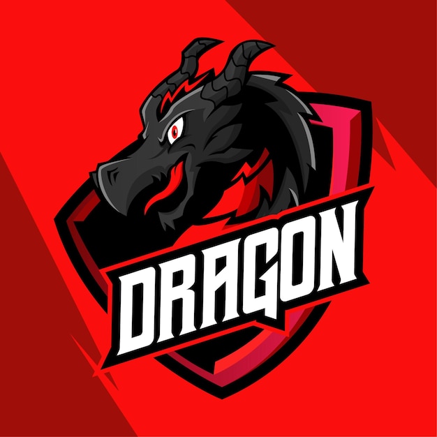 Dragon Mascot logo vector