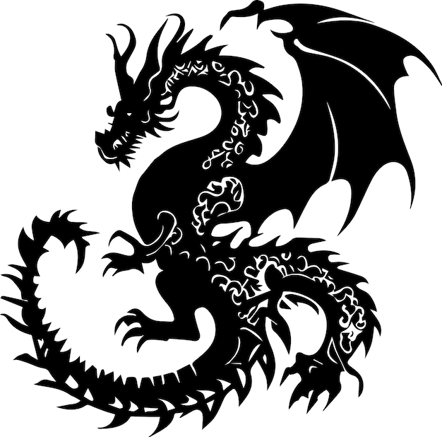 Dragon tattoo illustration 2