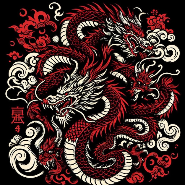 dragon vector illustration